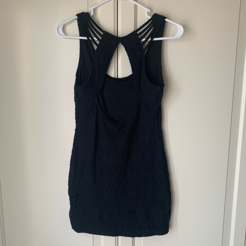 Sparkle and Fade Black Minidress (Medium)